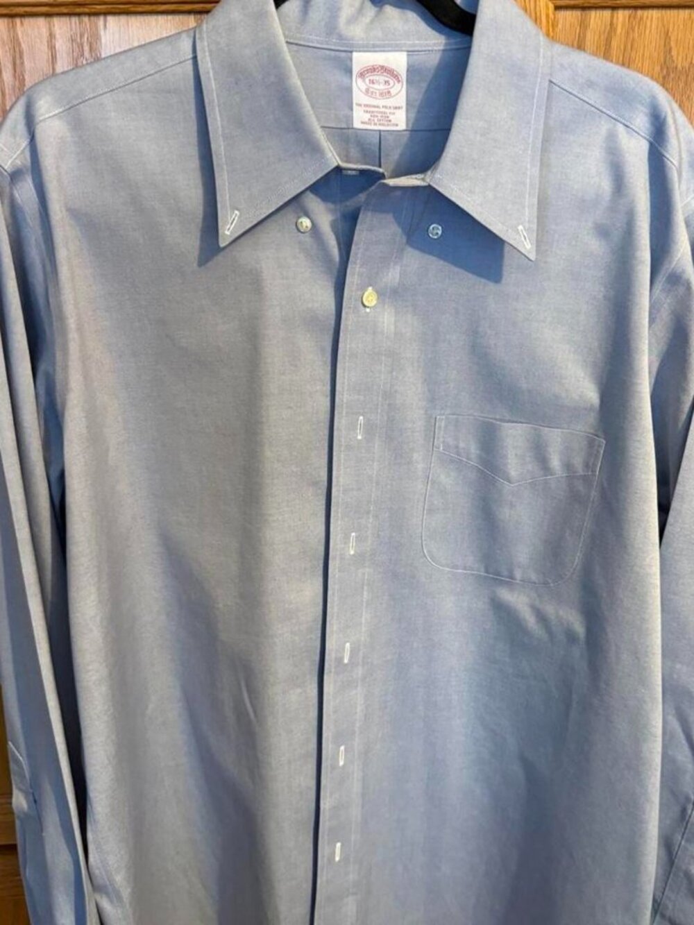 Brooks Brothers Traditional Fit Non-Iron Dress Shirt — 16½-35